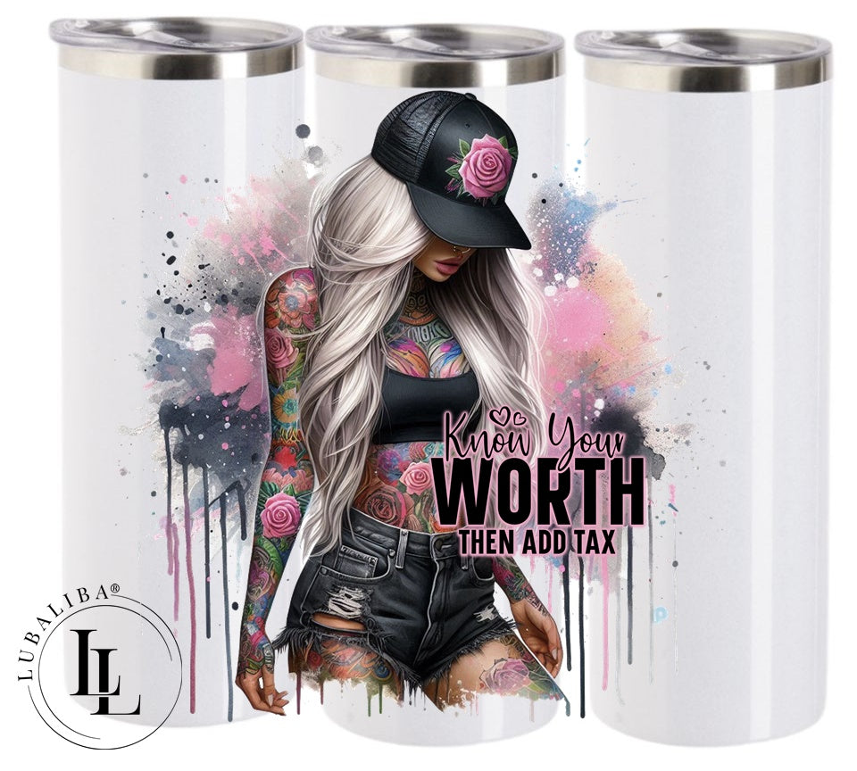 TUMBLER " Know Your Worth " ArtNr.: DEM